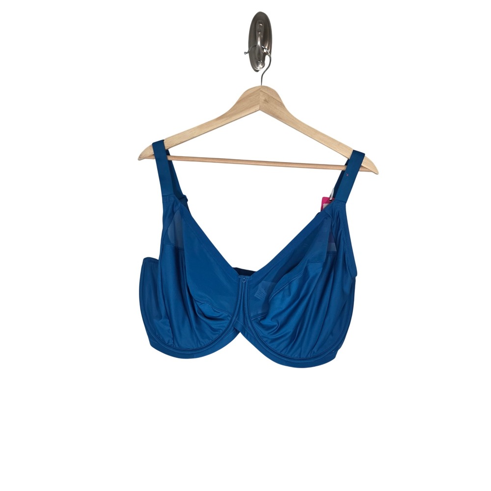Curvy Kate WonderFull Bra 40HH UK 40L US Blue Full Cup Underwire NWT Plus Size
